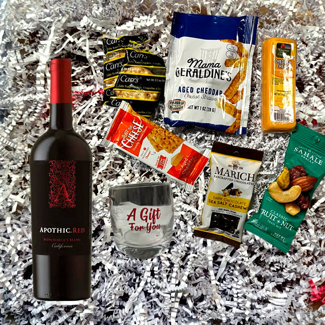 Apothic Red Blend Gift Pack with Engraving