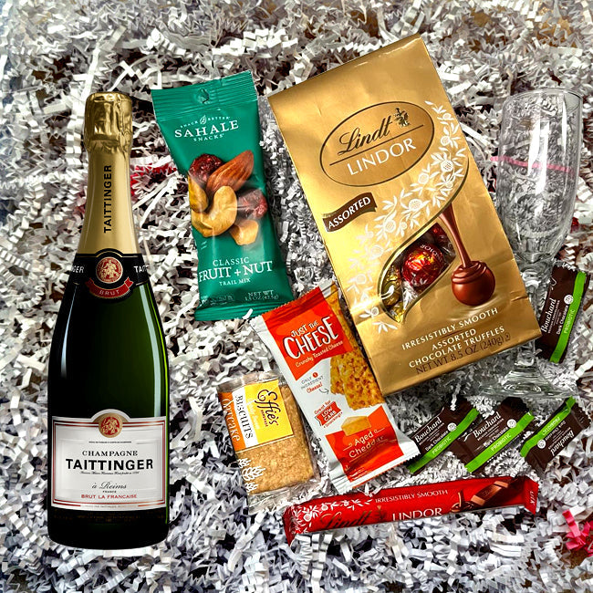 Taittinger Brut La Francaise Gift Pack with Engraving