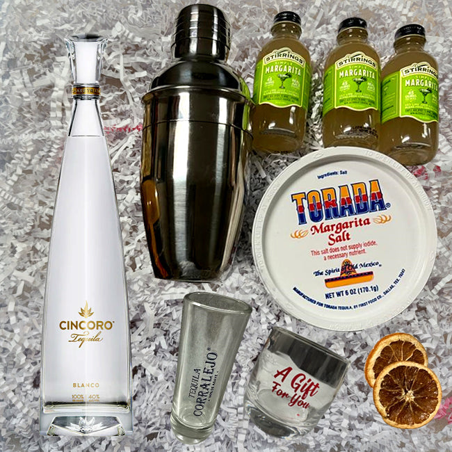 Cincoro Tequila Blanco Gift Pack with Engraving