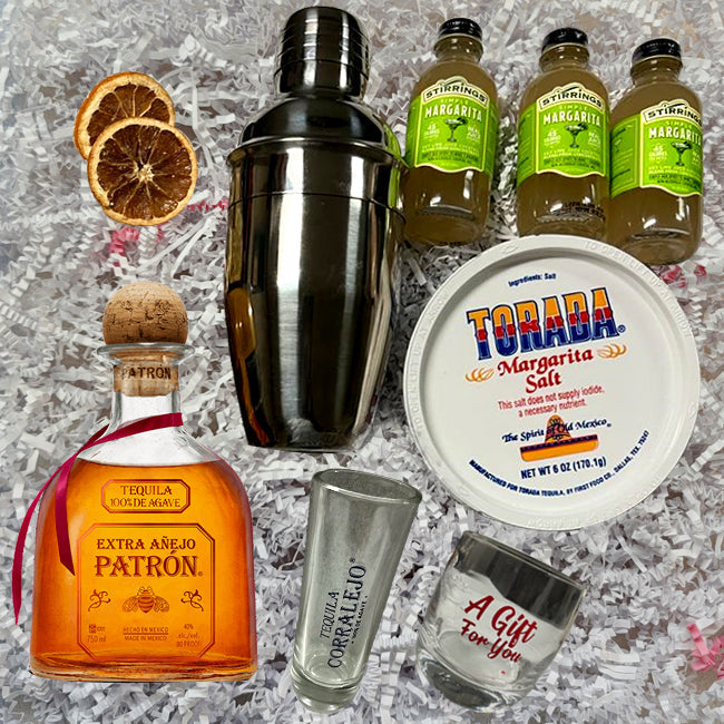 Patron Extra Anejo Gift Pack with Engraving