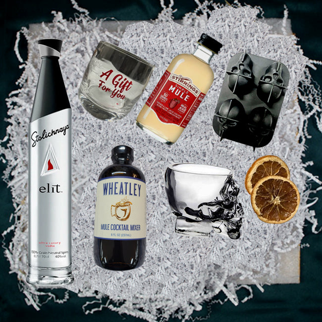 Stolichnaya Elit Vodka Noble Gift Pack with Engraving