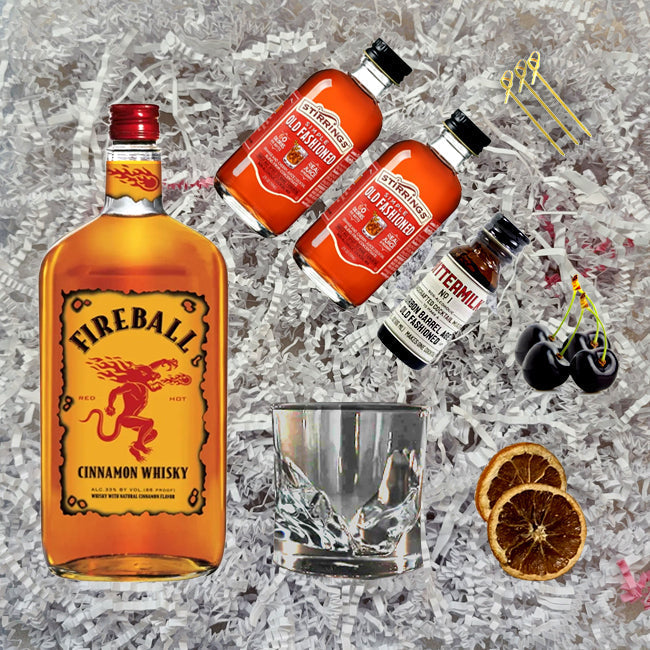 Fireball Cinnamon Whisky Gift Pack with Engraving