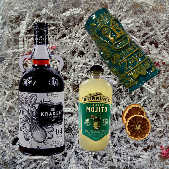 Kraken Black Spiced 94 Gift Pack with Engraving