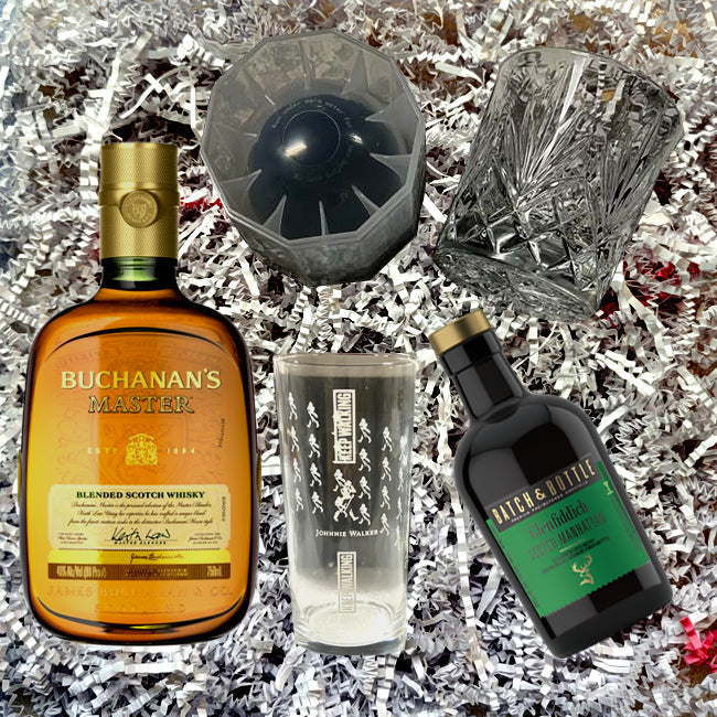 Buchanans Master Blended Scotch Gift Pack with Engraving
