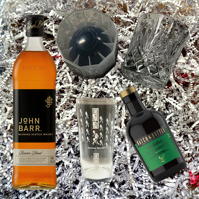 John Barr Blend Scotch Whiskey Gift Pack with Engraving
