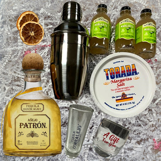 Patron Anejo Gift Pack with Engraving